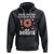 Valentine's Day Hoodie Roses Are Red Blah Donut Funny Food Lover - Wonder Print Shop