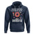 Valentine's Day Hoodie Roses Are Red Blah Donut Funny Food Lover - Wonder Print Shop