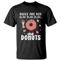 Valentine's Day T Shirt Roses Are Red Blah Donut Funny Food Lover - Wonder Print Shop