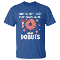 Valentine's Day T Shirt Roses Are Red Blah Donut Funny Food Lover - Wonder Print Shop