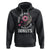 Valentine's Day Hoodie Roses Are Red Blah Skeleton Donut Funny Food Lover - Wonder Print Shop