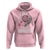 Valentine's Day Hoodie Roses Are Red Blah Skeleton Donut Funny Food Lover - Wonder Print Shop