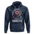 Valentine's Day Hoodie Roses Are Red Blah Skeleton Donut Funny Food Lover - Wonder Print Shop