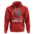Valentine's Day Hoodie Roses Are Red Blah Skeleton Donut Funny Food Lover - Wonder Print Shop