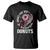 Valentine's Day T Shirt Roses Are Red Blah Skeleton Donut Funny Food Lover - Wonder Print Shop