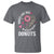 Valentine's Day T Shirt Roses Are Red Blah Skeleton Donut Funny Food Lover - Wonder Print Shop