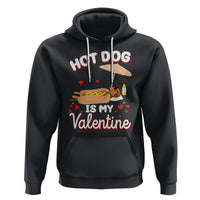 Valentine's Day Hoodie Funny Dachshund Hot-Dog Is My Valentine - Wonder Print Shop