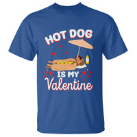 Valentine's Day T Shirt Funny Dachshund Hot-Dog Is My Valentine - Wonder Print Shop