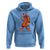 Valentine's Day Hoodie Heart Hot Dog Cute Sausage Bun Food Lover - Wonder Print Shop