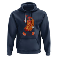 Valentine's Day Hoodie Heart Hot Dog Cute Sausage Bun Food Lover - Wonder Print Shop