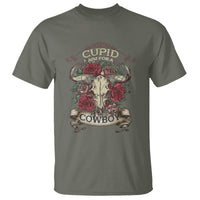 Valentine's Day T Shirt Cupid Aim For  A Cowboy Western - Wonder Print Shop