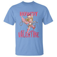 Howdy Valentine's Day T Shirt Cupid Retro Western Cowgirl Cowboy - Wonder Print Shop