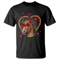 Valentine's Day T Shirt Funny Cute Horse Cowboy Western - Wonder Print Shop