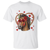 Valentine's Day T Shirt Funny Cute Horse Cowboy Western - Wonder Print Shop