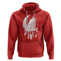 Valentine's Day Hoodie Love You To The Moon And Back Wolf - Wonder Print Shop