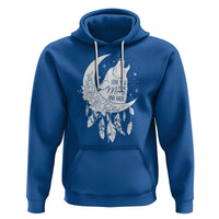 Valentine's Day Hoodie Love You To The Moon And Back Wolf - Wonder Print Shop