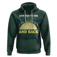 Valentine's Day Hoodie Love You To The Moon And Back - Wonder Print Shop