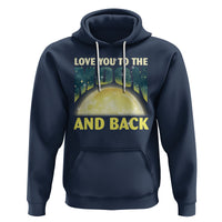 Valentine's Day Hoodie Love You To The Moon And Back - Wonder Print Shop