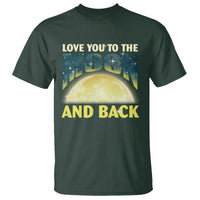 Valentine's Day T Shirt Love You To The Moon And Back - Wonder Print Shop
