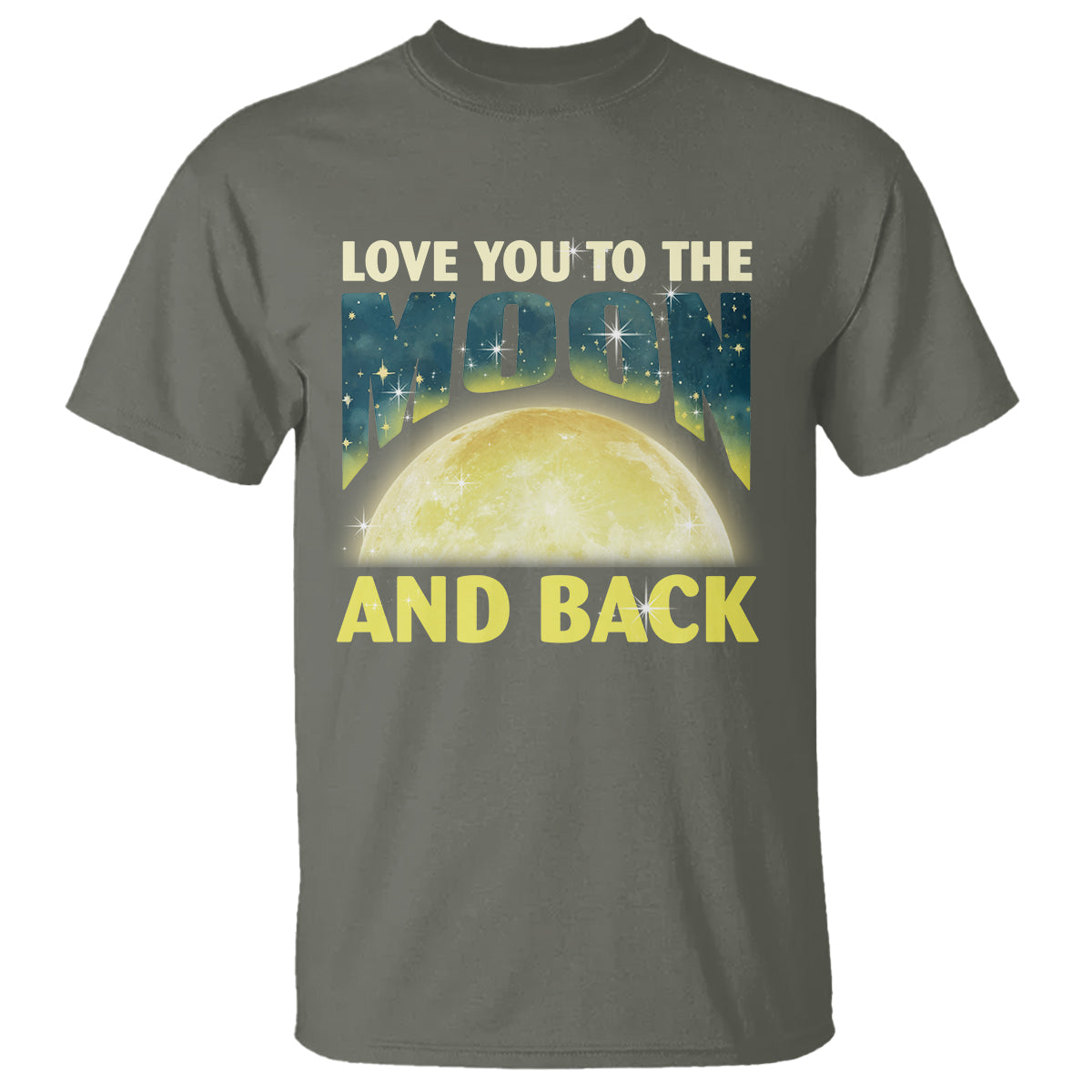 Valentine's Day T Shirt Love You To The Moon And Back - Wonder Print Shop