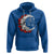 Valentine's Day Hoodie Love You To The Moon And Back Skull Rose - Wonder Print Shop