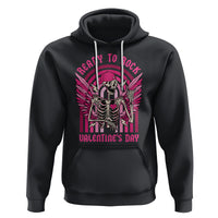 Skeleton Ready To Rock Valentine's Day Hoodie - Wonder Print Shop