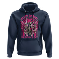 Skeleton Ready To Rock Valentine's Day Hoodie - Wonder Print Shop