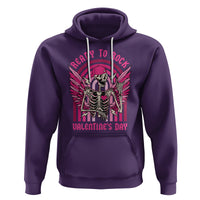 Skeleton Ready To Rock Valentine's Day Hoodie - Wonder Print Shop