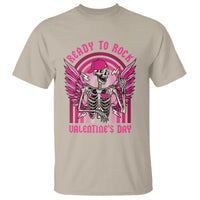 Skeleton Ready To Rock Valentine's Day T Shirt - Wonder Print Shop