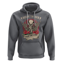 Skeleton Ready To Rock Valentine's Day Hoodie - Wonder Print Shop
