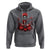 Valentine's Day Hoodie Cool Skeleton Drummer Rock Lover - Wonder Print Shop