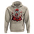 Valentine's Day Hoodie Cool Skeleton Drummer Rock Lover - Wonder Print Shop