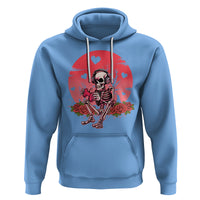 Anti Valentine's Day Hoodie Skeleton Gamer Video Game - Wonder Print Shop