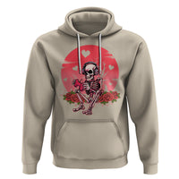 Anti Valentine's Day Hoodie Skeleton Gamer Video Game - Wonder Print Shop