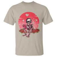 Anti Valentine's Day T Shirt Skeleton Gamer Video Game - Wonder Print Shop