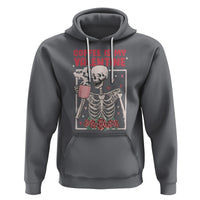 Valentine's Day Hoodie Coffee Is My Valentine Funny Skeleton - Wonder Print Shop