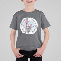 Anti Valentine T Shirt For Kid It's Cold Outside Like My Heart Skeleton Single Day - Wonder Print Shop