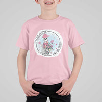 Anti Valentine T Shirt For Kid It's Cold Outside Like My Heart Skeleton Single Day - Wonder Print Shop