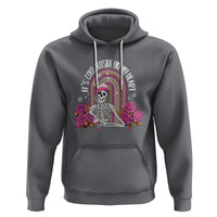 Anti Valentine's Day Hoodie It's Cold Outside Like My Heart Skeleton - Wonder Print Shop