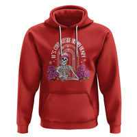 Anti Valentine's Day Hoodie It's Cold Outside Like My Heart Skeleton - Wonder Print Shop