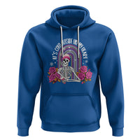 Anti Valentine's Day Hoodie It's Cold Outside Like My Heart Skeleton - Wonder Print Shop