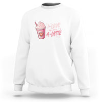 Valentine's Day Sweatshirt I Love My Class A Latte Teacher Coffee Lover - Wonder Print Shop