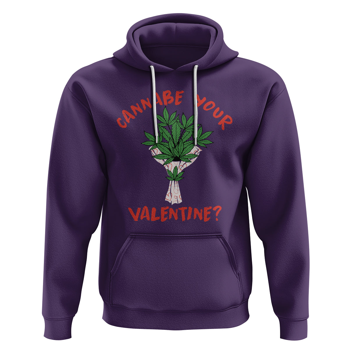 Cannabe Your Valentine 420 Cannabis Bouquet Marijuana Weed Flower Hoodie - Wonder Print Shop