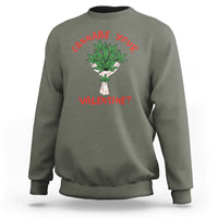 Cannabe Your Valentine 420 Cannabis Bouquet Marijuana Weed Flower Sweatshirt - Wonder Print Shop