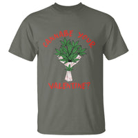 Cannabe Your Valentine 420 Cannabis Bouquet Marijuana Weed Flower T Shirt - Wonder Print Shop