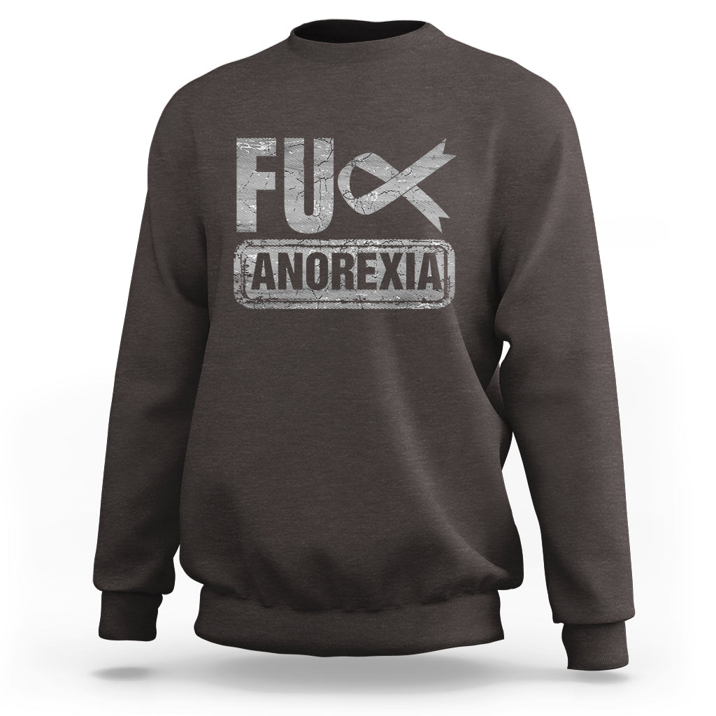 Anorexia Awareness FU Eating Disorders Sweatshirt - Wonder Print Shop