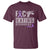 Anorexia Awareness T Shirt FxxK Eating Disorders Purple Ribbon - Wonder Print Shop