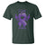 FxxK Anorexia Eating Disorder Purple Ribbon Mental Health Awareness T Shirt - Wonder Print Shop