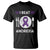 I Beat Anorexia Purple Ribbon Eating Disorder T Shirt - Wonder Print Shop