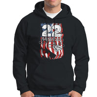 PTSD Hoodie 22 Veterans A Day Veteran Suicide Awareness - Wonder Print Shop